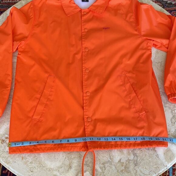 Obey Nylon Windbreaker Snap Front Jacket - Picture 14 of 15